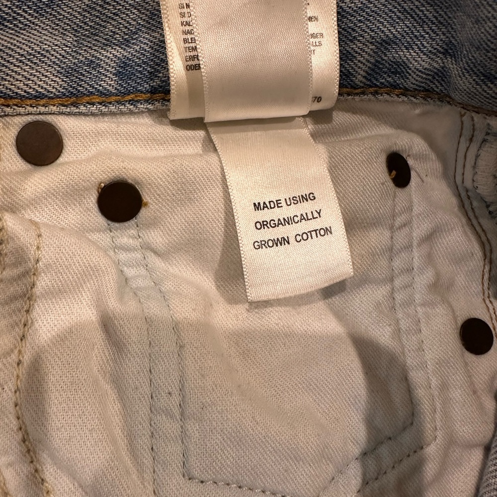 Agolde 90s Mid Rise Loose Fit Slightly Distressed - Picture 8 of 8